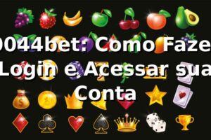 0044bet: Como Fazer Login e Acessar sua Conta